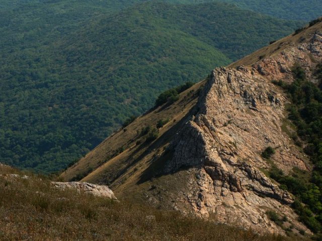 К северо-востоку от Орлиного ущелья