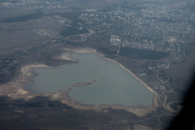 Белогорск из самолета